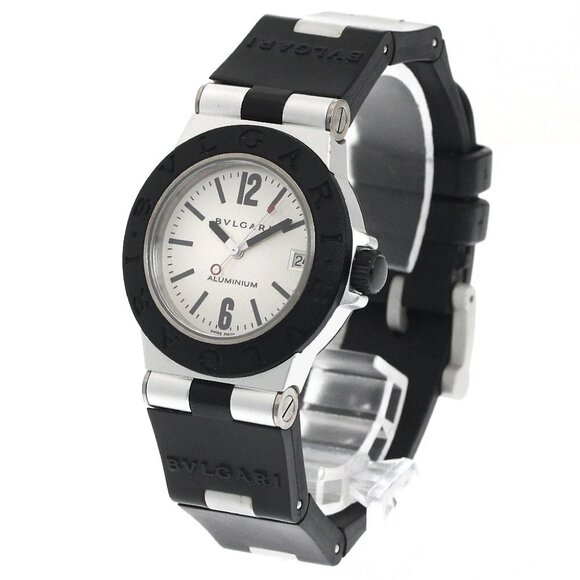 BVLGARI aluminum AL32TA Silver Dial Quartz Boy's Watch_883230